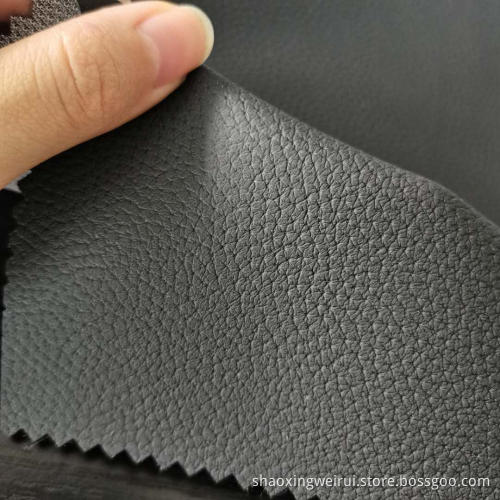 Soft Leather Fabric PVC Leather Sofa Cloth Lychee